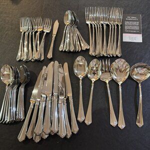 Oneida Juilliard Stainless Steel Cutlery Flatware Set 68 pc